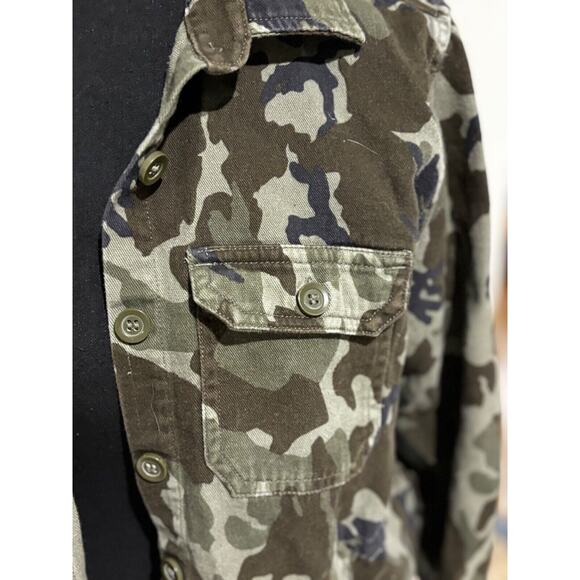 GYPSY WARRIOR Women’s Camouflage Drawstring Coat Top Jacket S Hunting Grunge y2k - Picture 2 of 7